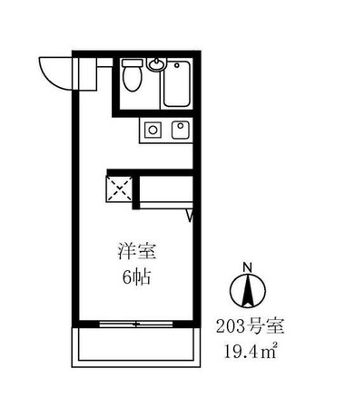 ルージュ駒場の物件間取画像